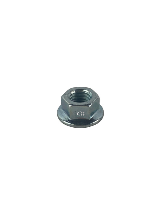 Hex flange nut, M12 DIN6923-8 Zn