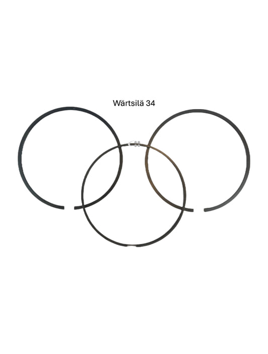 Piston ring set